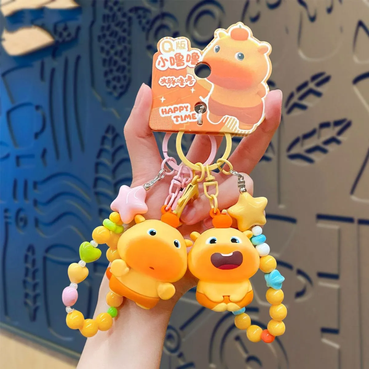 Cute Figure Keychain Set – Exquisite Cartoon Bag Charm for Girls, Mini Backpack Hanger & Couple Matching Keyring Accessory